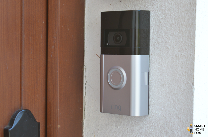 Foto der installierten Ring Video Doorbell 4